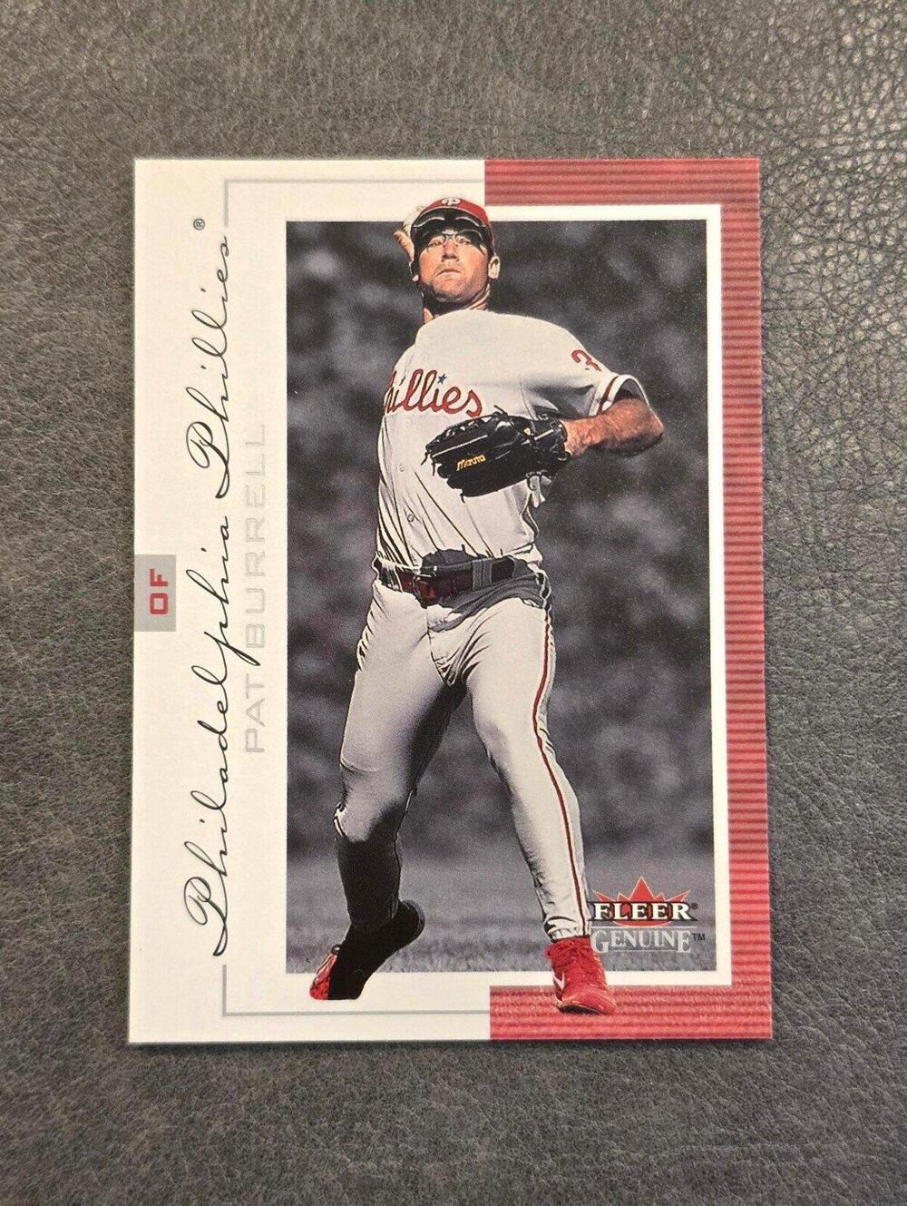 2001 Fleer Genuine #83 Pat Burrell Baseball Card